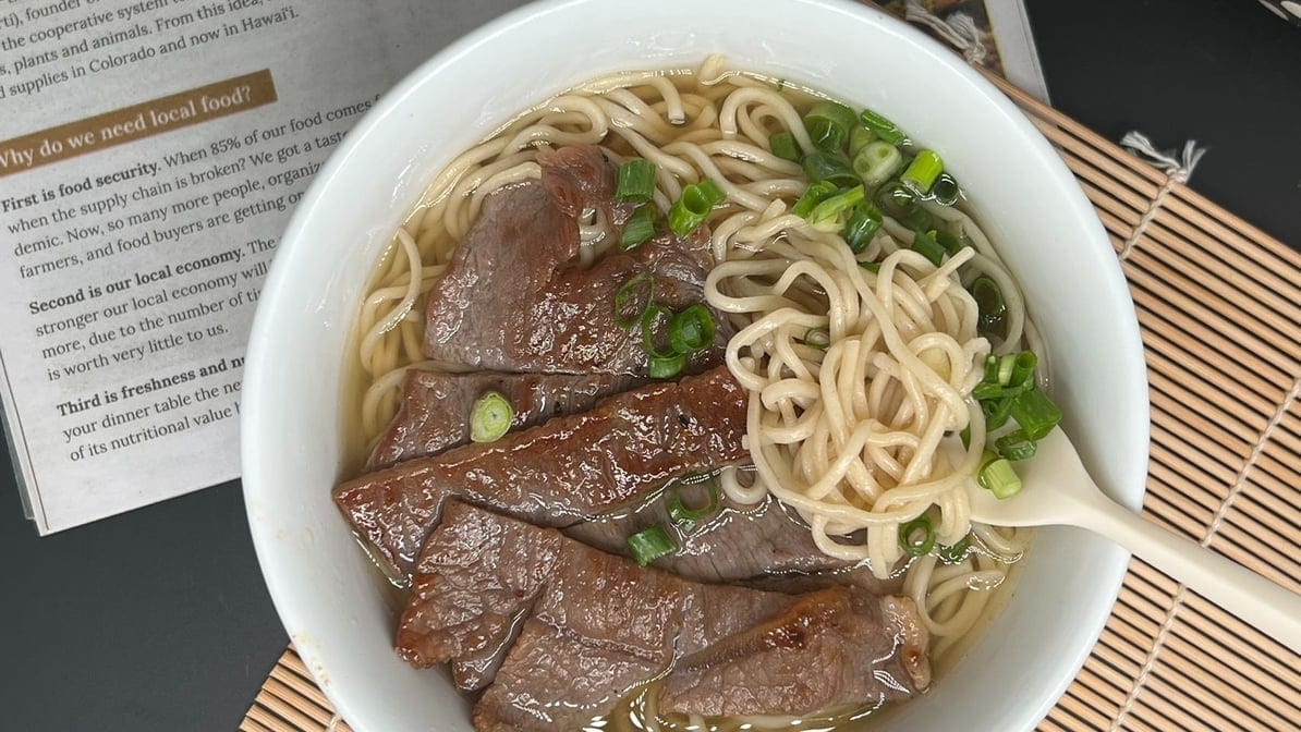 31. Teriyaki Beef Saimin.
