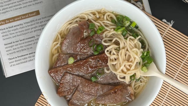 31. Teriyaki Beef Saimin.