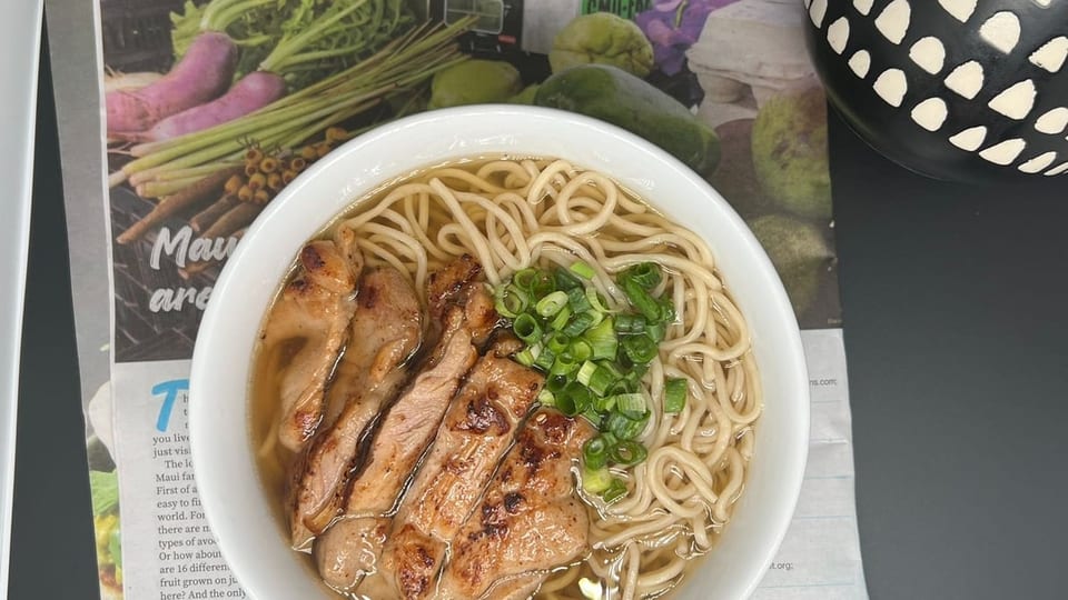 30. Chicken Saimin.