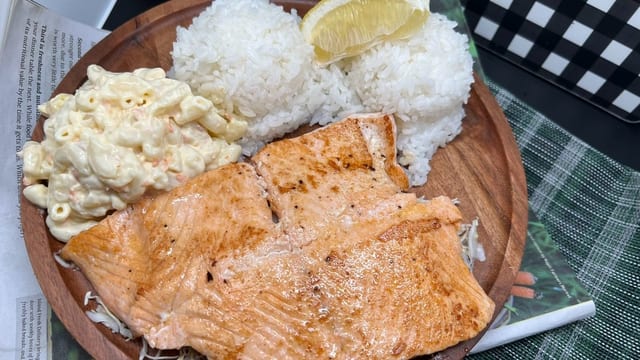 Grilled Salmon.
