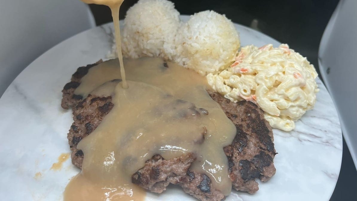 Hamburger Steak.