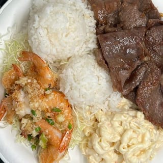 Teri Yaki Steak/Garlic Shrimp