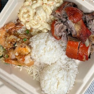 Roast Duck/Garlic Shrimp