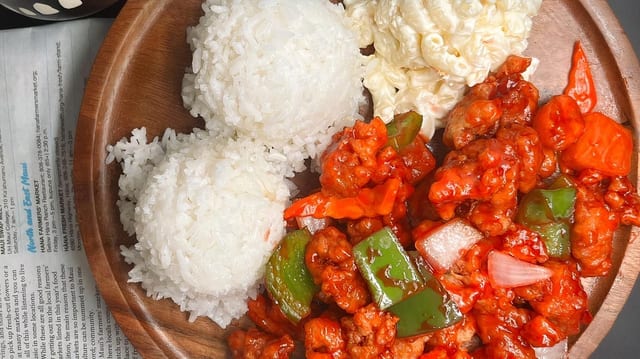 Sweet Sour Pork.