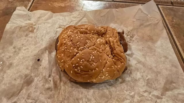 Teri Beef Sandwich.