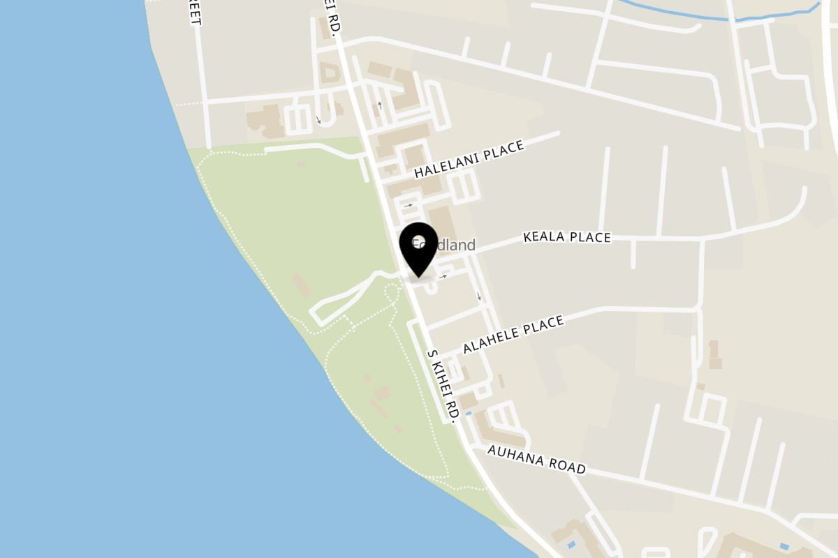 Map showing the location of Kings Chinese Barbecue on 1913 S Kihei Rd # D in Kihei